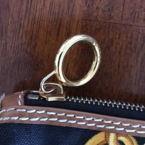 Celine fabric bag with zipper top - Picture 3 of 8